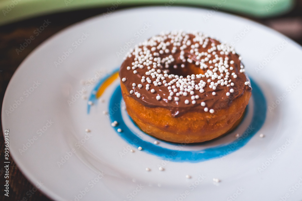 delicious donuts on the table