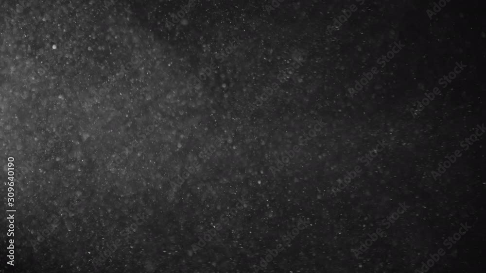 Natural Organic Dust Particles Floating On Black Background. Glittering Sparkling Particles Randomly Spin In The Air With Bokeh. Dynamic Particles With Fast And Slow Motion. Shimmering Dust In Space. Natural Organic Dust Particles Floating On Black Background. Glittering Sparkling Particles Randomly Spin In The Air With Bokeh. Dynamic Particles With Fast And Slow Motion. Shimmering Dust In Space.