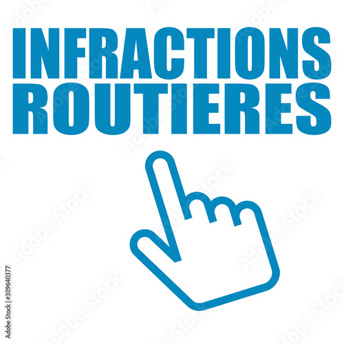 Logo infractions routières.