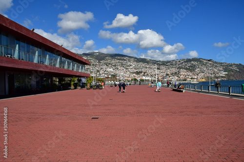 Funchal, Portugal - february 21 2018 : city centre