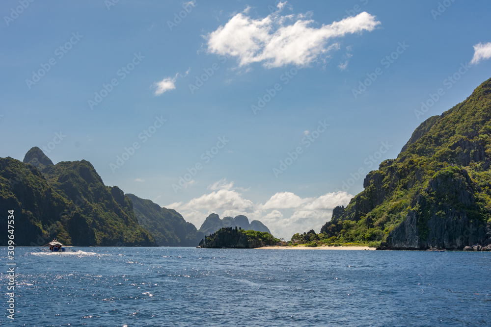 Tropical Islands in El Nido Palawan Philippines 