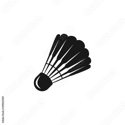 Badminton shuttlecock icon. vector Illustration