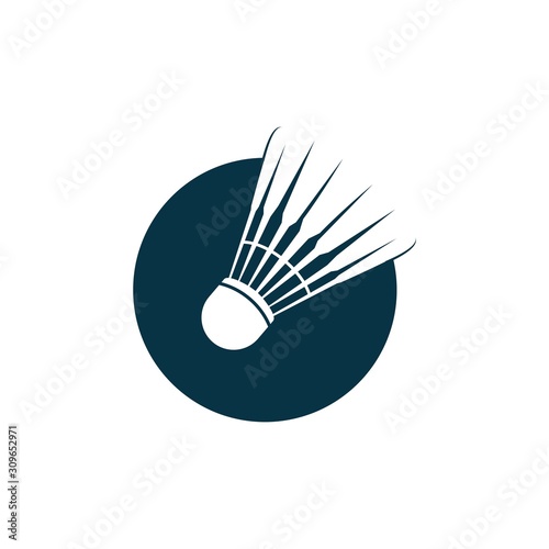 Badminton shuttlecock icon. vector Illustration