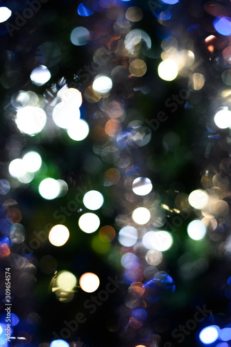 Bokeh lights background for Christmas related projects