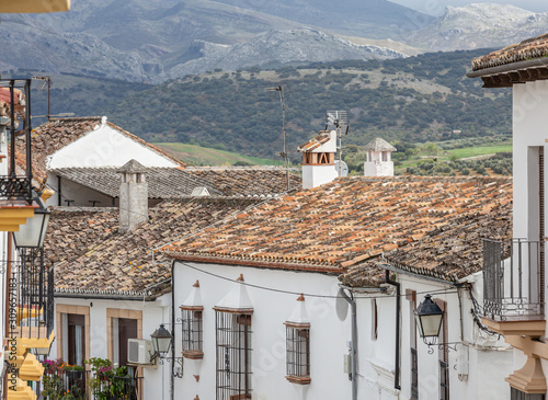 Traditional Tiled Rooftops in Ronda Andalusia Spain © Ossie