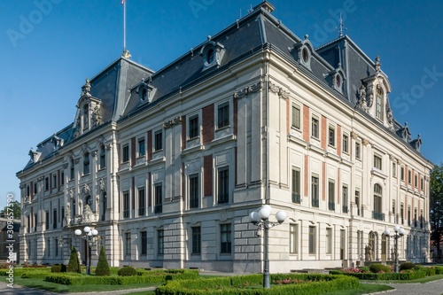 Obraz na płótnie Pałac w Pszczynie w salonie