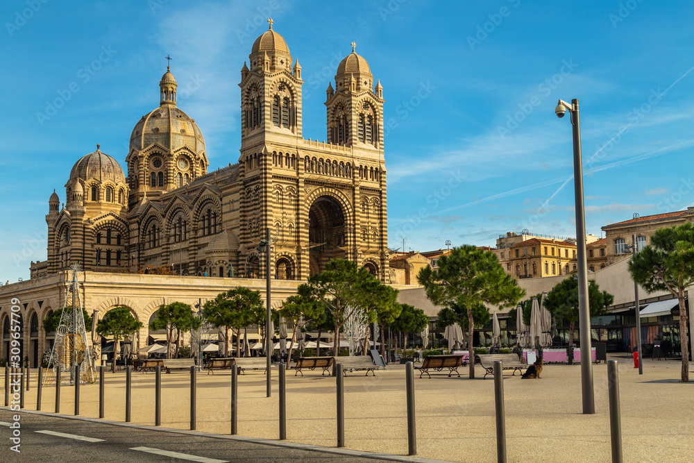 Marseille Cathedral, Cathedrale de la Major, France,