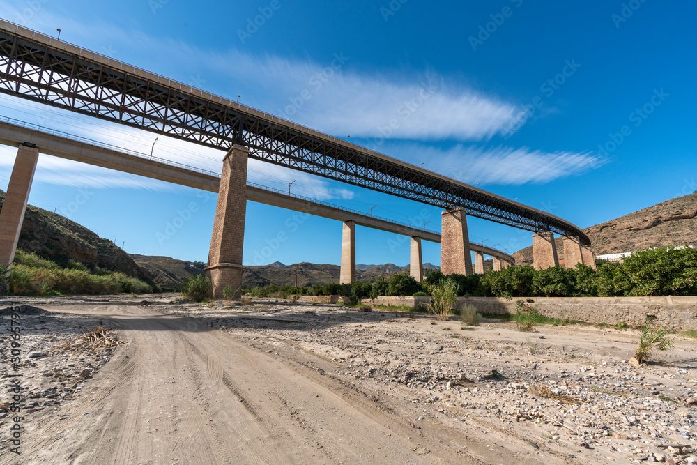 Santa Fe de Marchena Bridge (Almeria) Spain