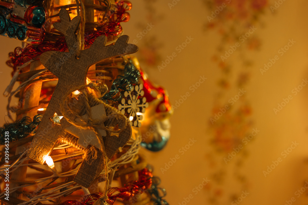 Fototapeta premium Christmas, New Year decoration