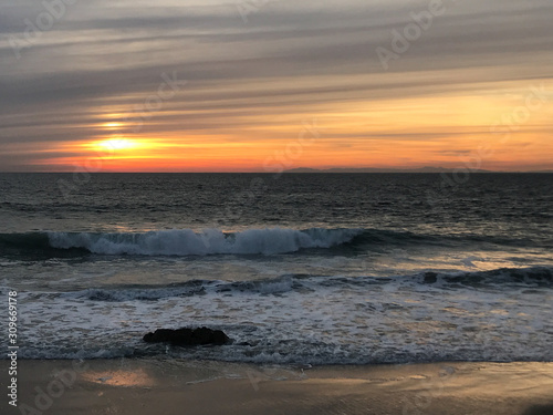 Beach Ocean Sunset