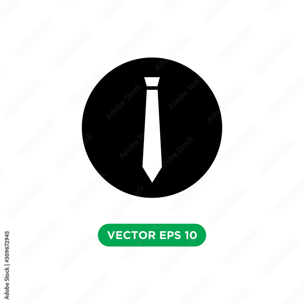 tie icon vector template design concept tie icon vector template design concept