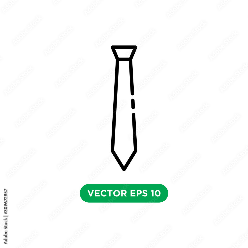 tie icon vector template design concept tie icon vector template design concept