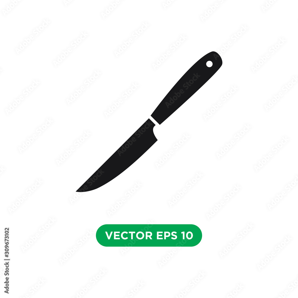 Obraz premium knife icon vector template design concept