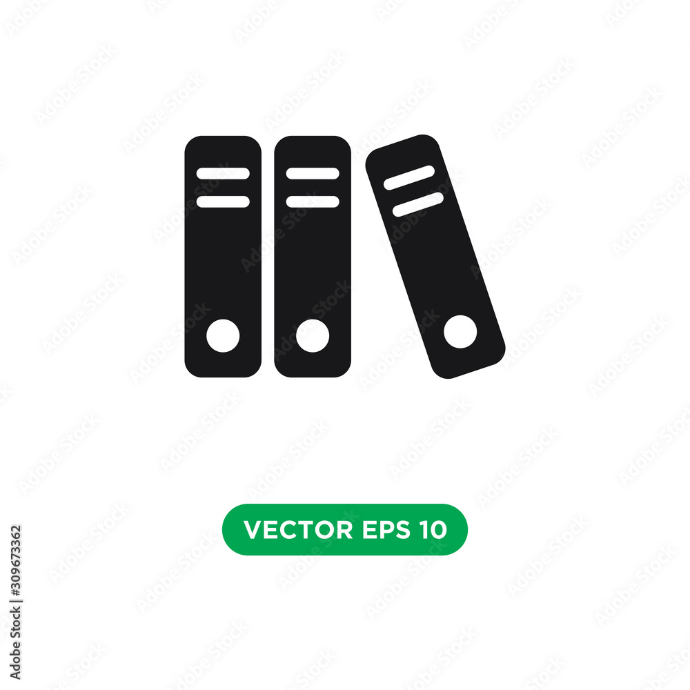 binder icon vector template design concept binder icon vector template design concept