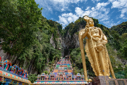 Photography Lord Murugan Statue Batu Caves Kuala Lumpur Malaysia