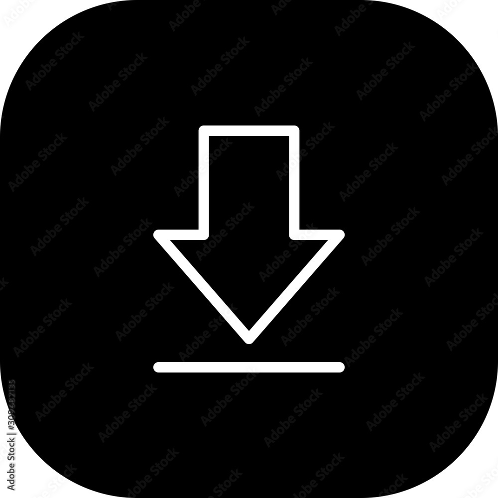 Download Icon With White Background Download Icon With White Background