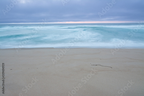 Sand dunes ocean monterey california. photo