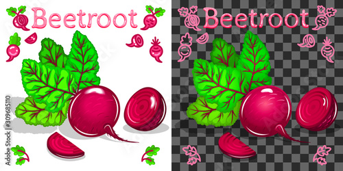 Beetroot, text and logo
