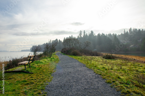 Walking Along Pipers Lagoon in Nanaimo