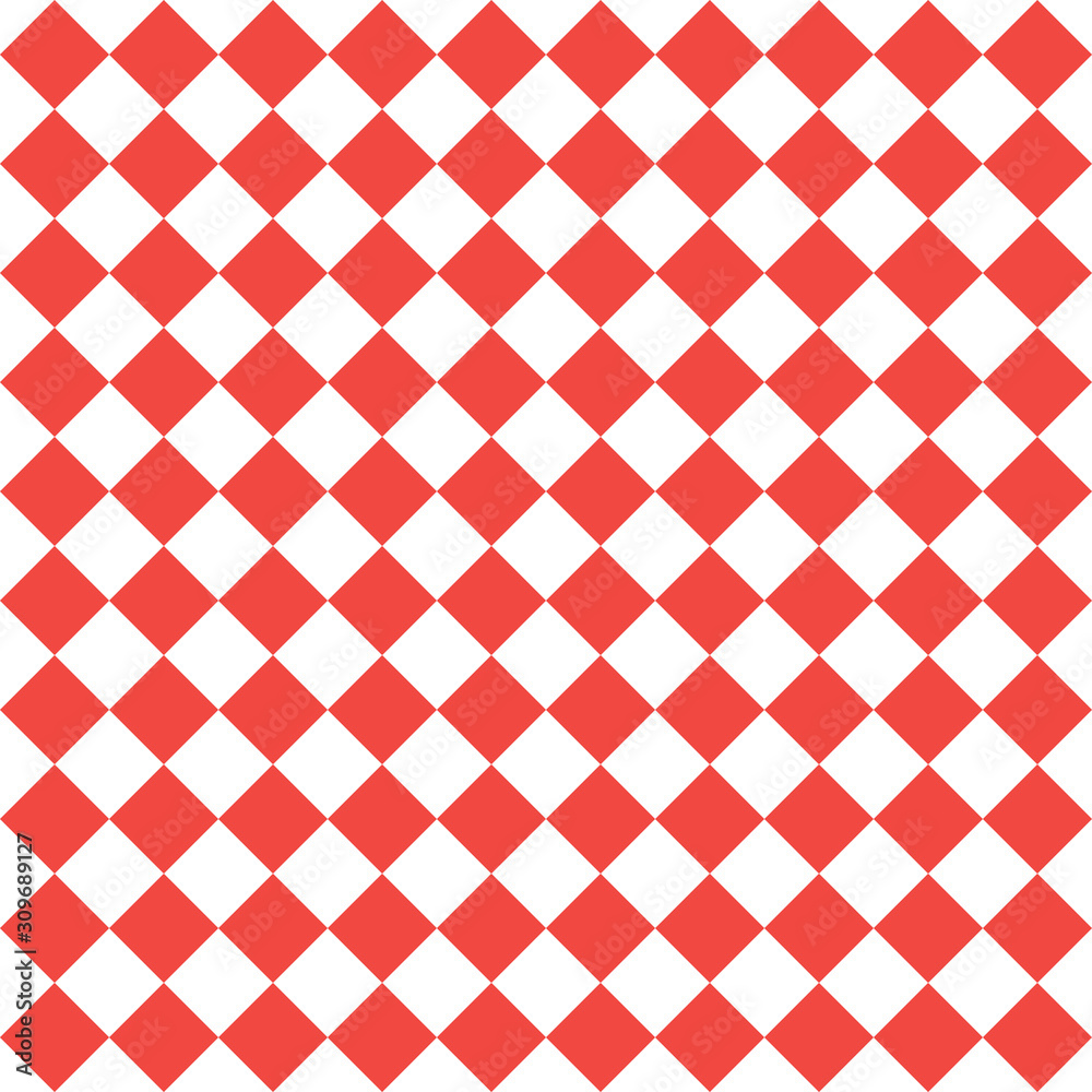 Pattern of white and red rhombuses Pattern of white and red rhombuses