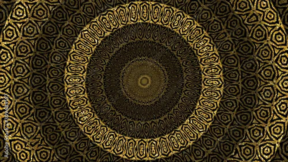 Animated african pattern VJ loop