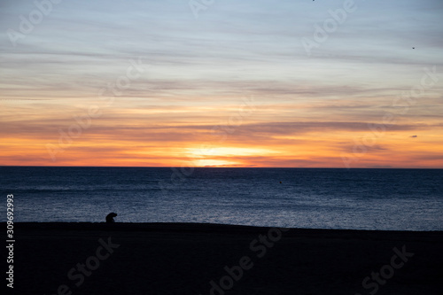 Sunrise on the beach with nice sky © Studio J5