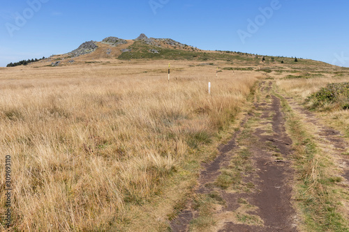 Autumn view of Vitosha Mountain  Bulgaria