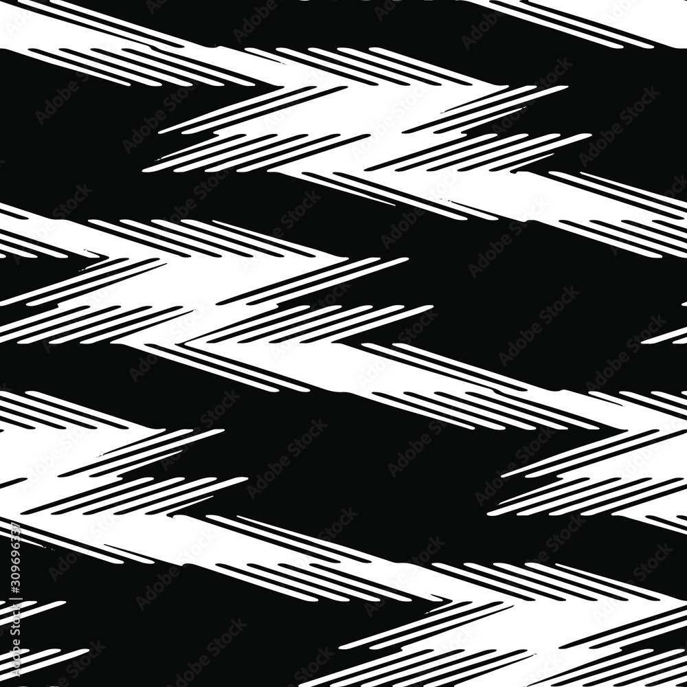 Full Seamless Modern Abstract Pattern Vector. Classic Black and White Design Fabric Print Background illustration for textile. Full Seamless Modern Abstract Pattern Vector. Classic Black and White Design Fabric Print Background illustration for textile.