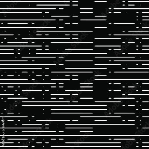 Full Seamless Background with Stripes Black and White Lines Vector. Texture with horizontal lines design for wallpaper and fabric print.