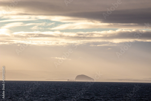 Bass Rock in the mist