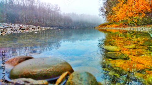 Skagit River Early Winter Morning