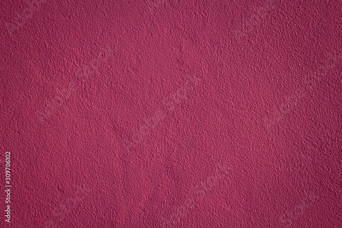 The style of the beautiful pink plaster wall.