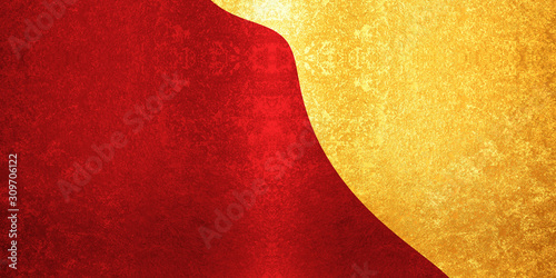 赤と金の背景