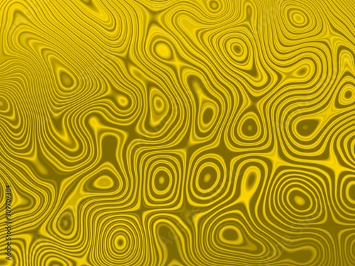 abstract gold background  yellow waves wallpaper  seamless  texture