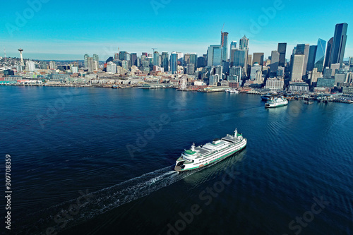 Fotografie Ferries in Seattle