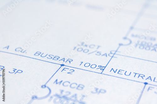 Blue print document
