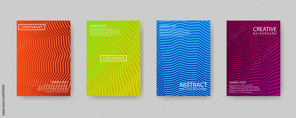 Minimal covers design. Modern background with zigzag lines texture for use element placards, banners, flyers, posters etc. Colorful shapes gradients. Future geometric patterns. Minimal covers design. Modern background with zigzag lines texture for use element placards, banners, flyers, posters etc. Colorful shapes gradients. Future geometric patterns.