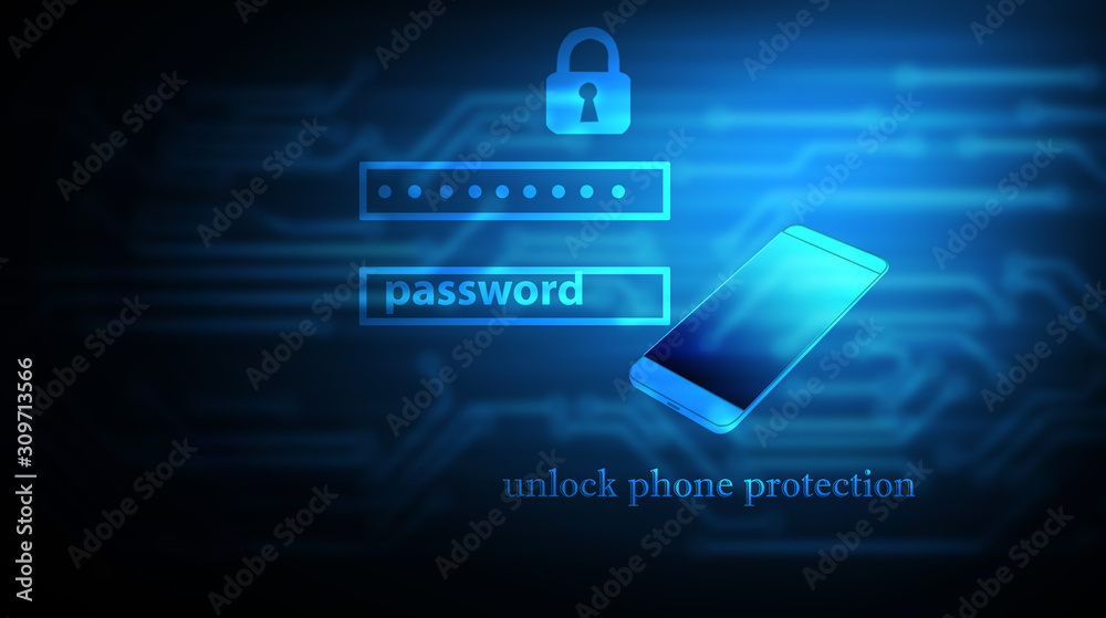unlock phone protection. steal data