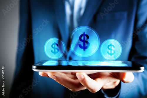 фотографія Dollar Currency Business Banking Finance Technology