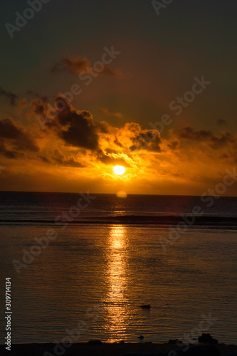 Sunsets on Pacific Island © Campbell