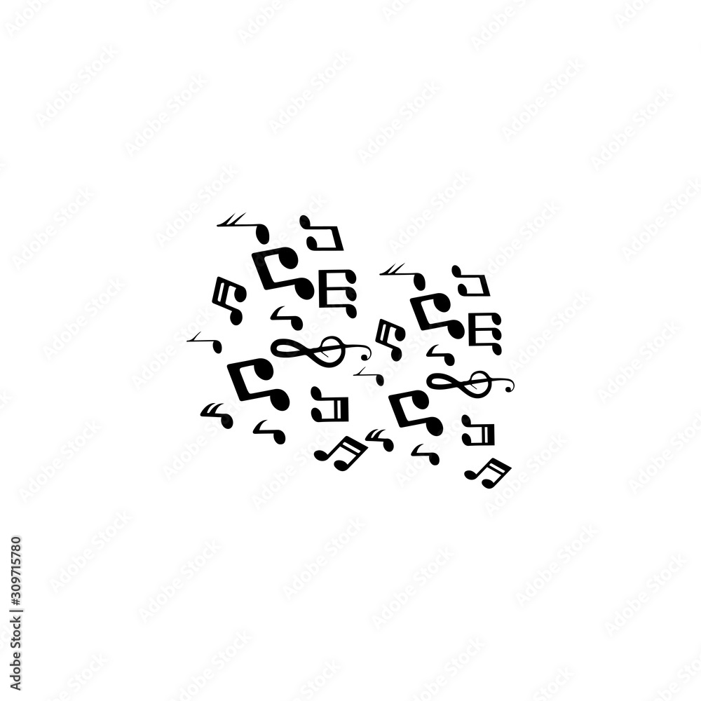 music note icon vector illustration design music note icon vector illustration design