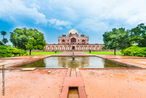Beautiful view of Humayun's Tomb, Delhi, India