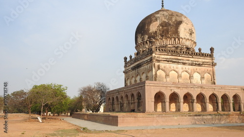 Bild auf Leinwand The ancient tomb of Qutb Shahi in Hyderabad - India