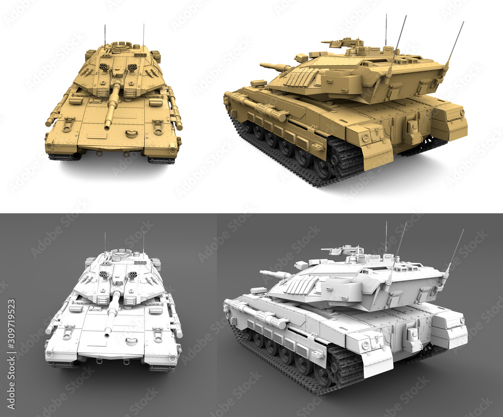 futuristic tanks