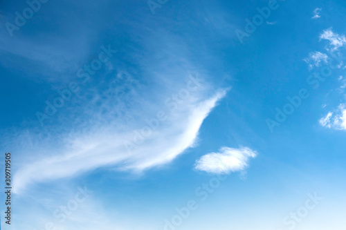 blue sky with clouds background