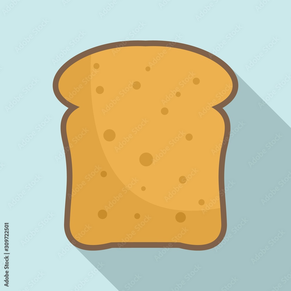 French toast icon. Flat illustration of french toast vector icon for web design French toast icon. Flat illustration of french toast vector icon for web design