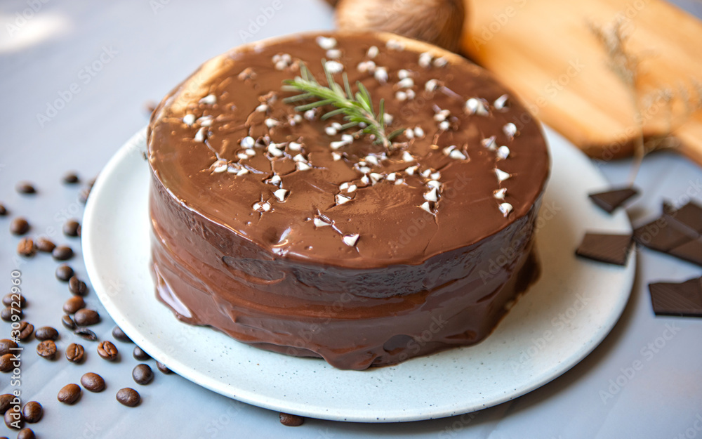chocolate cake with chocolate chocolate cake with chocolate