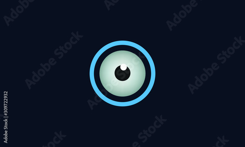 Modern creative Optics logo. This logo icon incorporate with eye and letter O icon in the creative way.