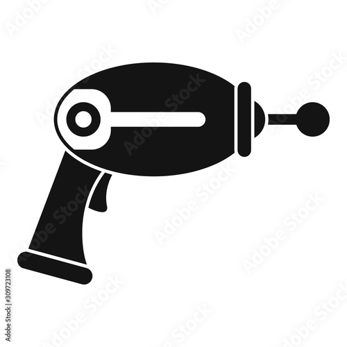 Toy blaster icon. Simple illustration of toy blaster vector icon for web design isolated on white background