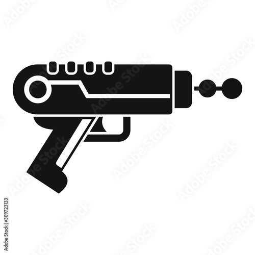 Ray blaster icon. Simple illustration of ray blaster vector icon for web design isolated on white background